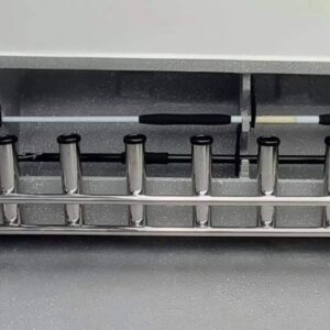 Stainless steel 8 Rod removable coaming rack