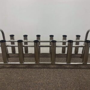 12 rod storage rack stainless