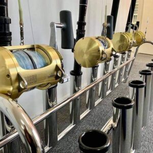 16 rod storage rack stainless