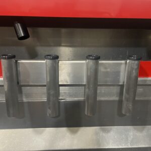 4 Rod removable coaming rack suit all boats RAW ALUMINIUM FINISH