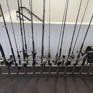 20 Rod Storage Rack Stainless