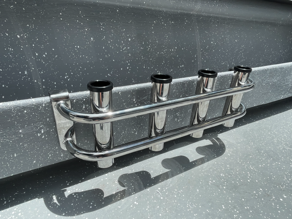 steve's custom welding - boat rod holders