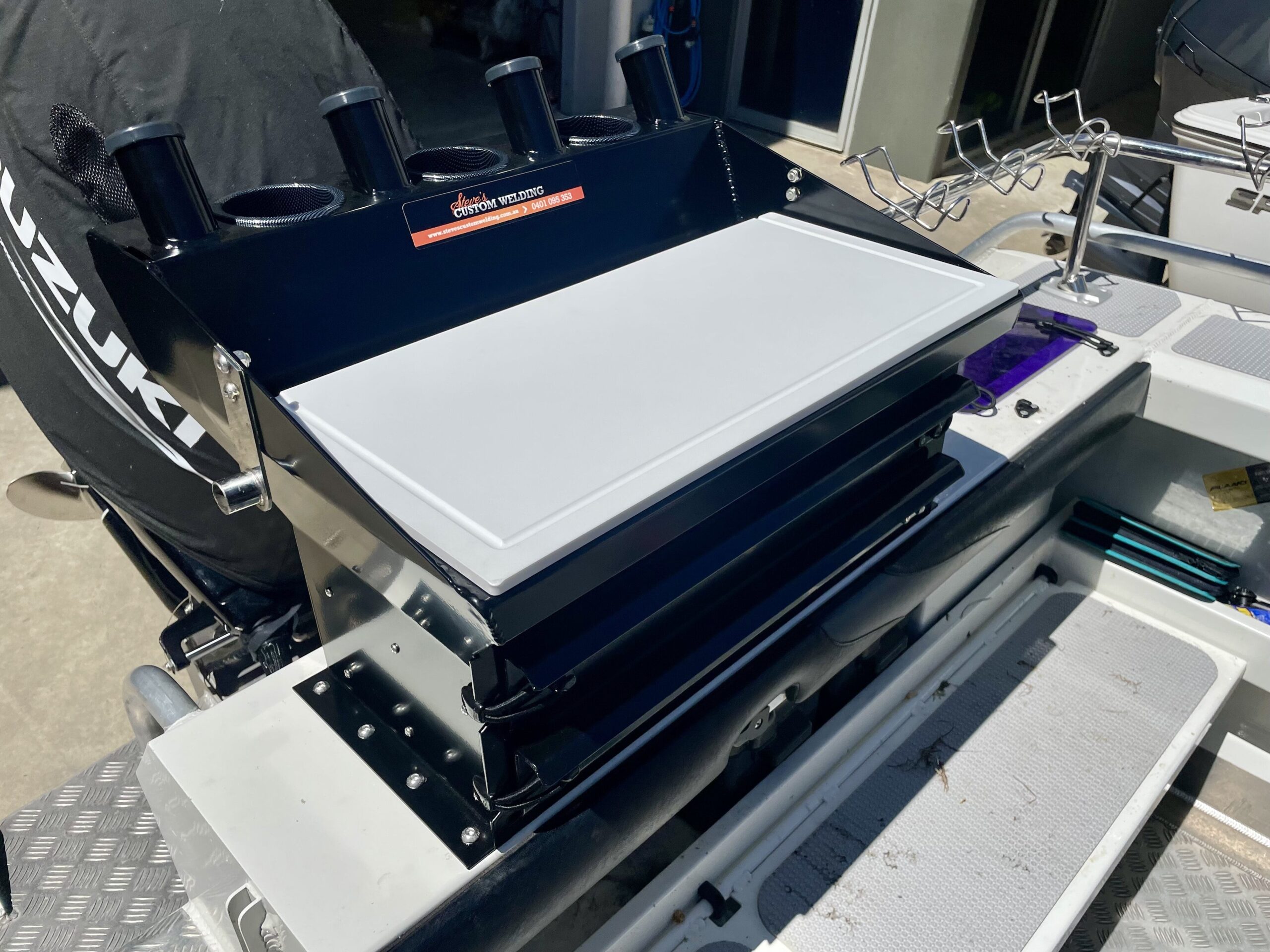 Twin draw bait board to suit bar crusher, extreme, and many more