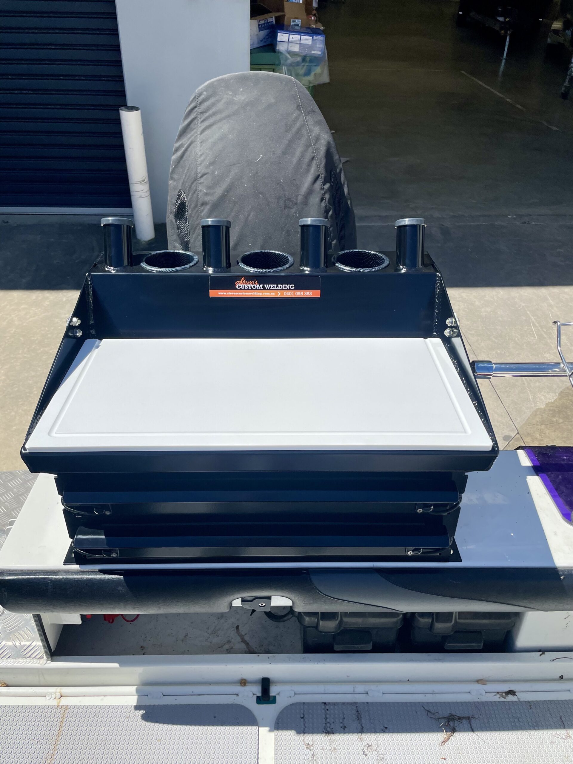 Twin draw bait board to suit bar crusher, extreme, and many more