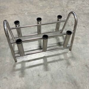 6 rod storage rack stainless